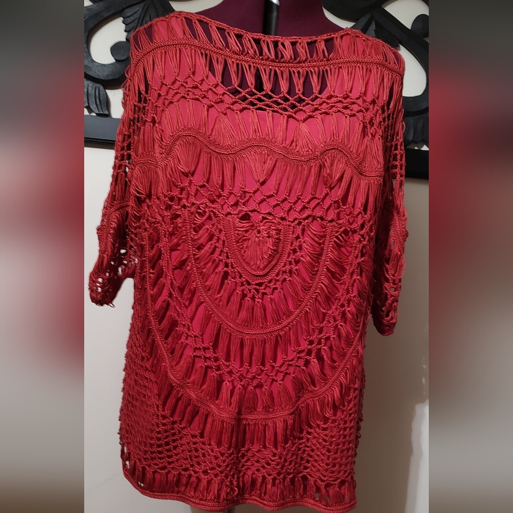Roaman's Pullover Crochet Sweater